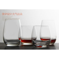 Haonai Stemless Wine Glass,Wine Tumbler Set Elongated and eco-friendly Glass